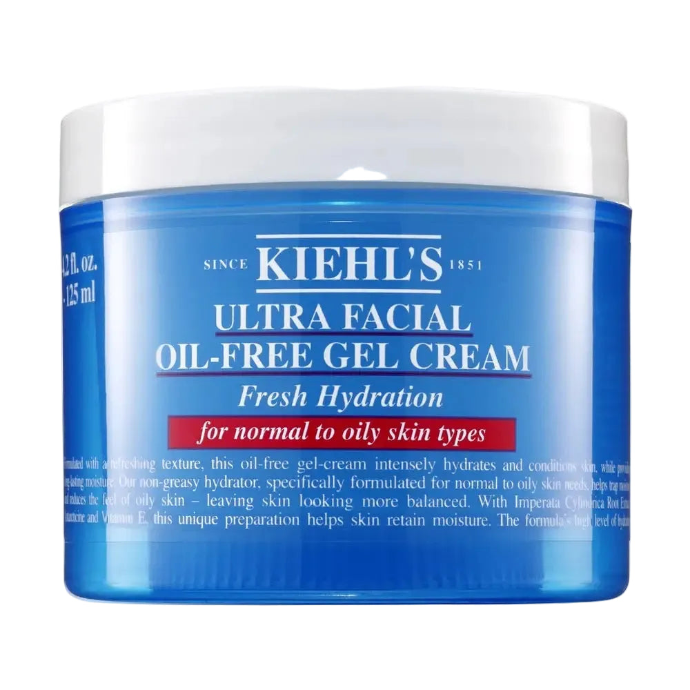 Kiehl's Ultra Facial Oil-Free Gel Cream for oily skin hydration and shine control