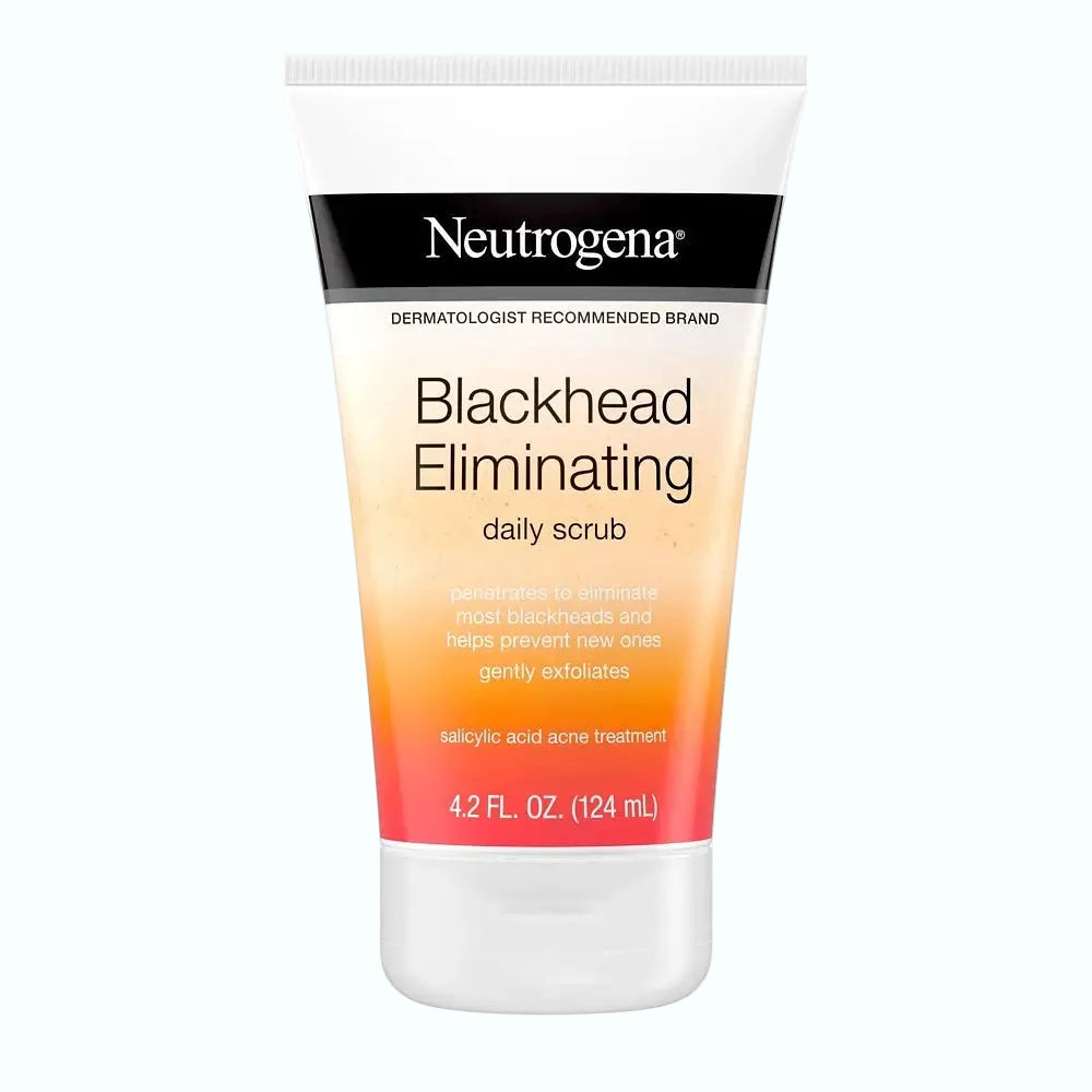 Neutrogena Blackhead Eliminating Daily Face Scrub with 2% salicylic acid for acne and blackhead treatment
