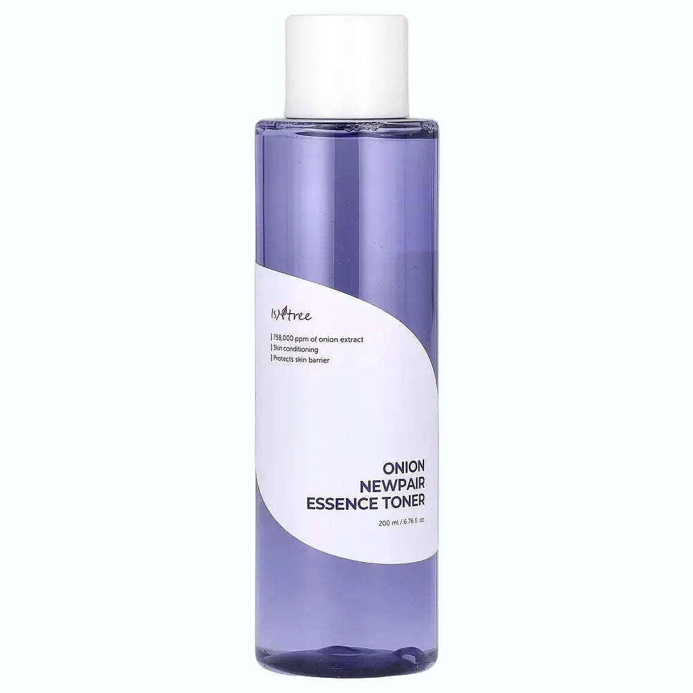 Isntree Onion Newpair Essence Toner with red onion extract for brightening and soothing acne-prone skin