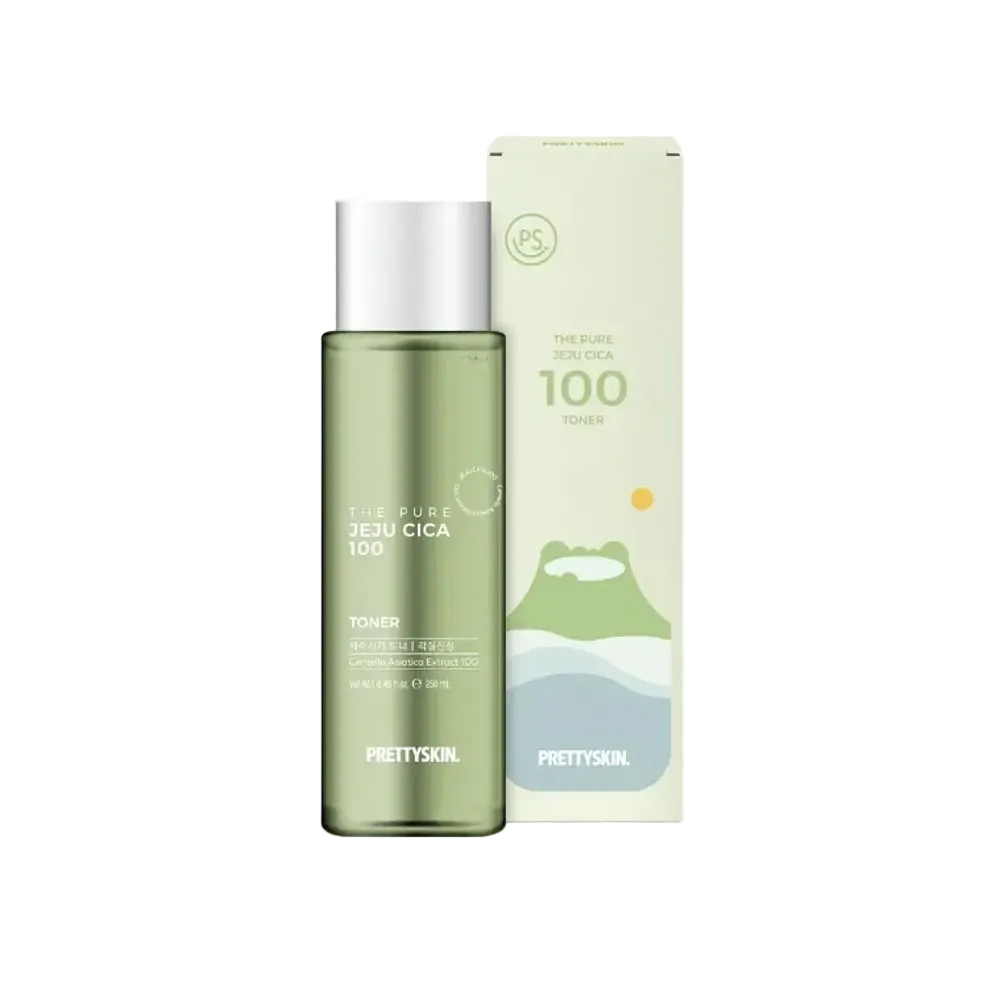 Pretty Skin The Pure Jeju Cica 100 Toner with Centella Asiatica for sensitive skin soothing and hydration