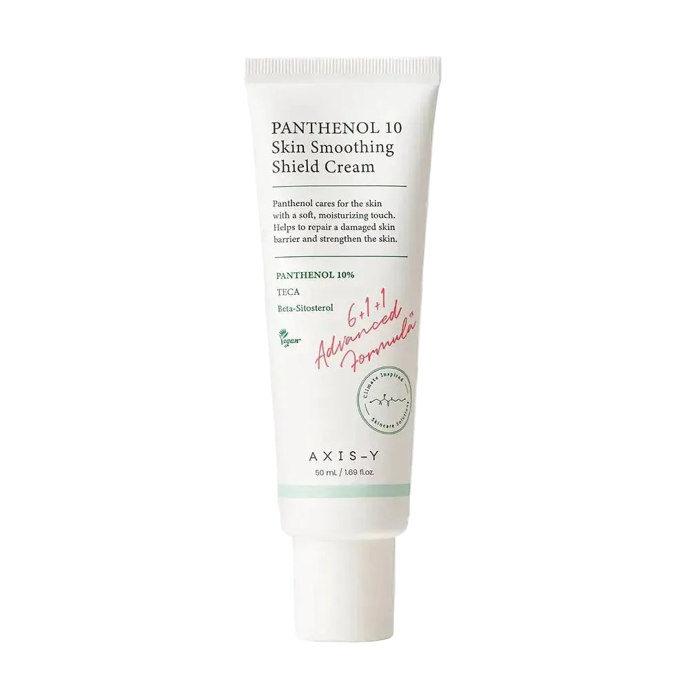 AXIS-Y Panthenol 10 Skin Smoothing Shield Cream for barrier repair and long-lasting hydration