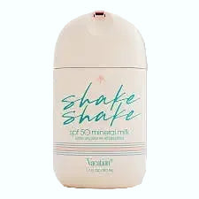 Vacation Shake Shake SPF 50 Mineral Milk lightweight mineral sunscreen with non-nano zinc oxide for face protection
