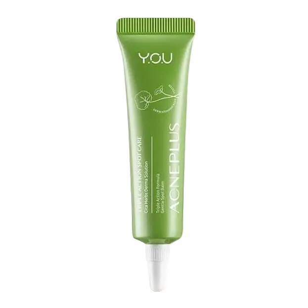 Y.O.U AcnePlus Spot Care targeted acne treatment with Centella Asiatica and Niacinamide for blemish control