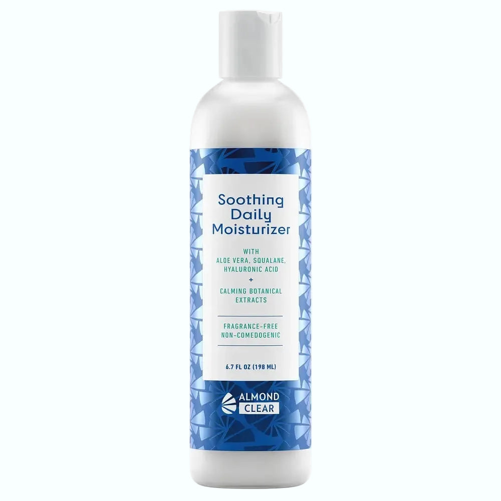 Almond Clear Soothing Daily Moisturizer for sensitive acne-prone skin hydration