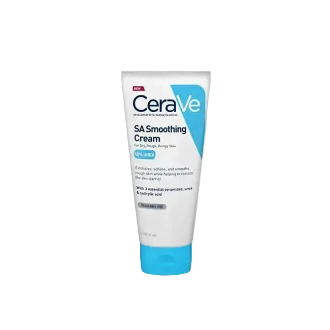 CeraVe SA Smoothing Cream with salicylic acid and urea for rough and bumpy skin