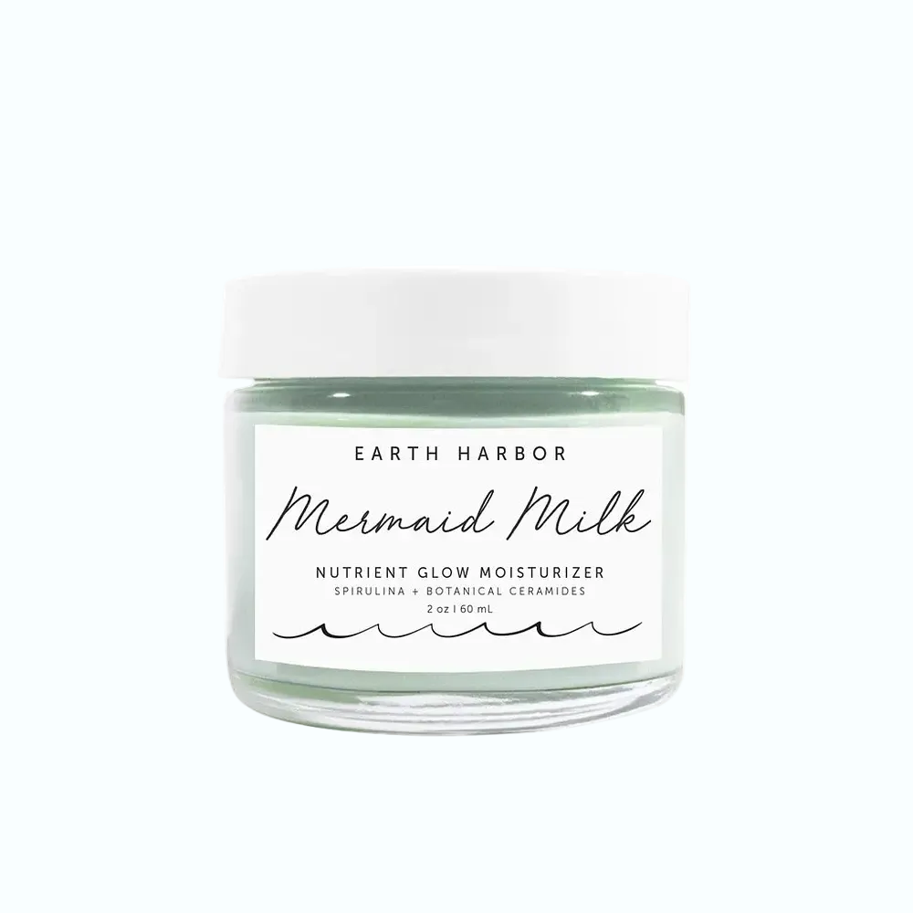 Earth Harbor Mermaid Milk Nutrient Glow Moisturizer with Spirulina and Matcha for hydration and glow