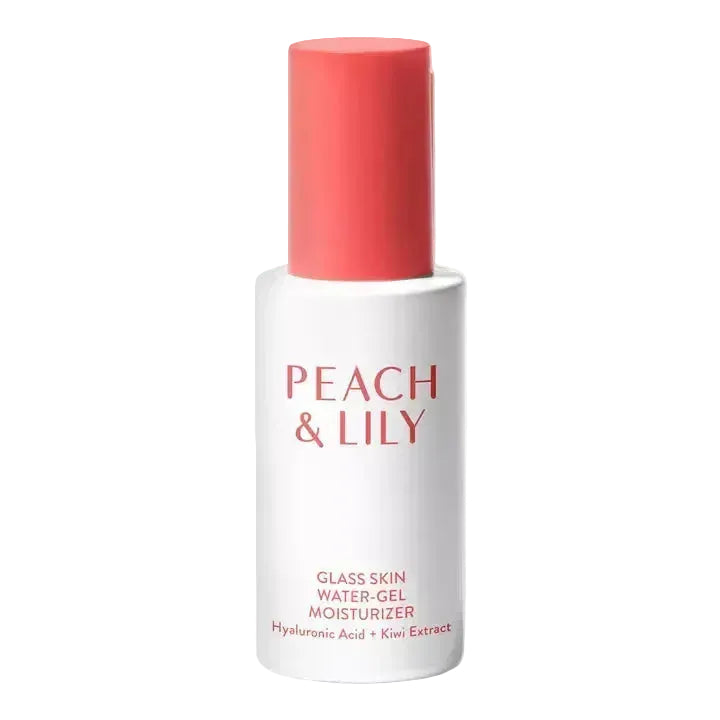 Peach & Lily Glass Skin Water-Gel Moisturizer for hydration and brightening with vegan prebiotics