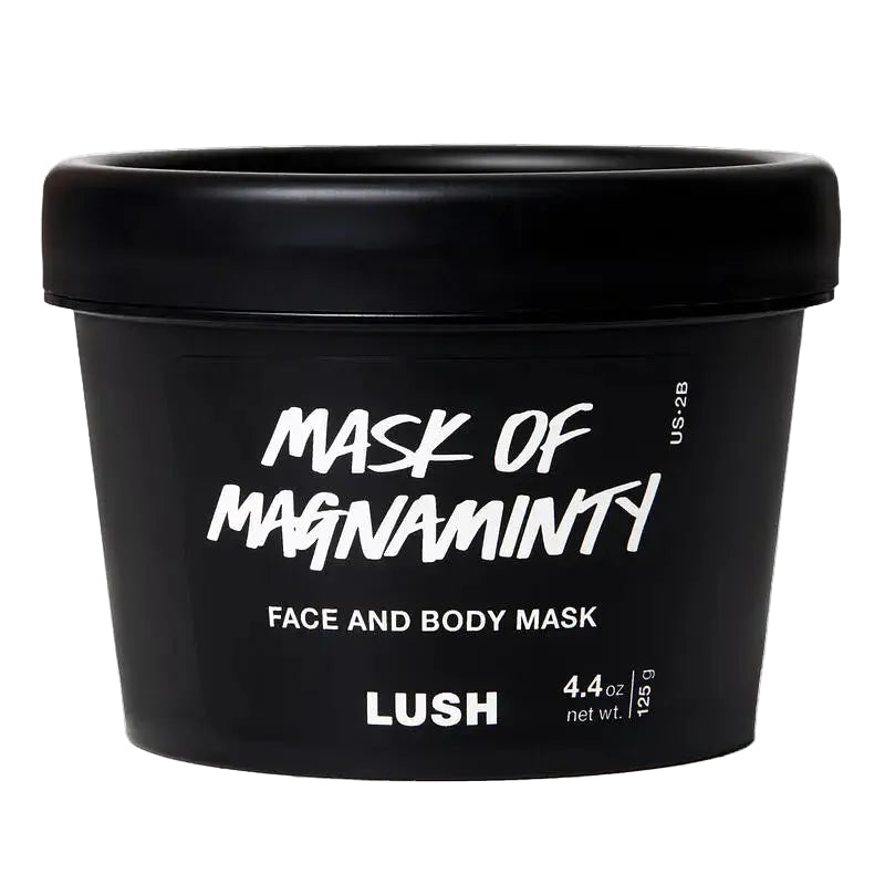 LUSH Mask of Magnaminty minty face and body mask with kaolin clay and aduki beans for deep pore cleansing