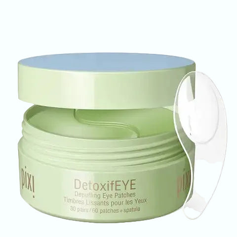 Pixi Beauty DetoxifEYE Depuffing Eye Patches with caffeine and cucumber for dark circles and puffiness