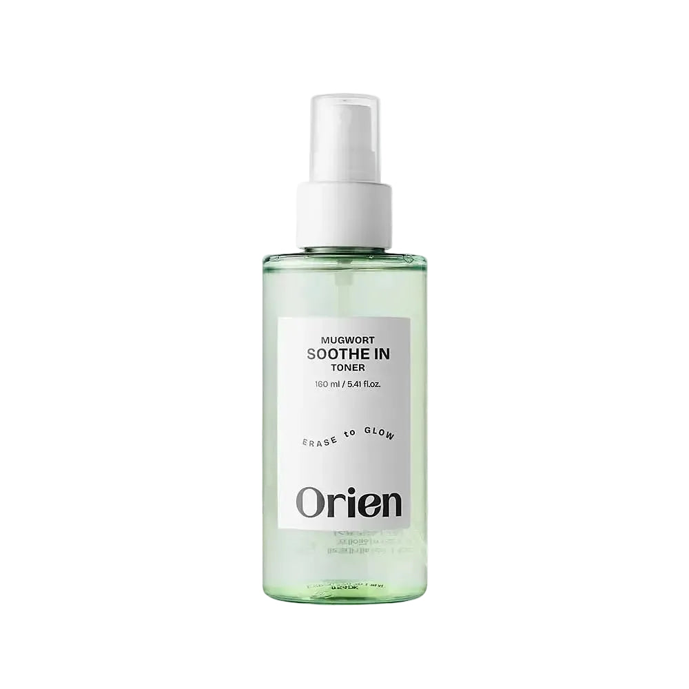 Orien Mugwort Soothe In Toner with mugwort and centella for sensitive acne-prone skin