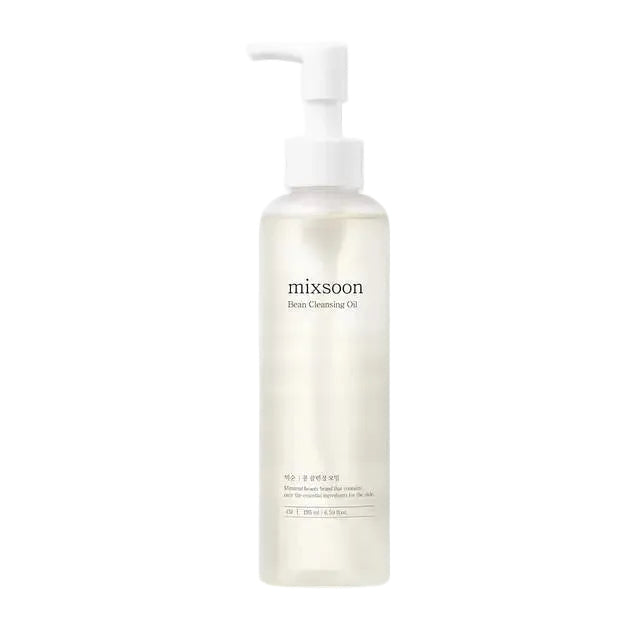 mixsoon Bean Cleansing Oil for gentle makeup removal and deep cleansing with fermented ingredients