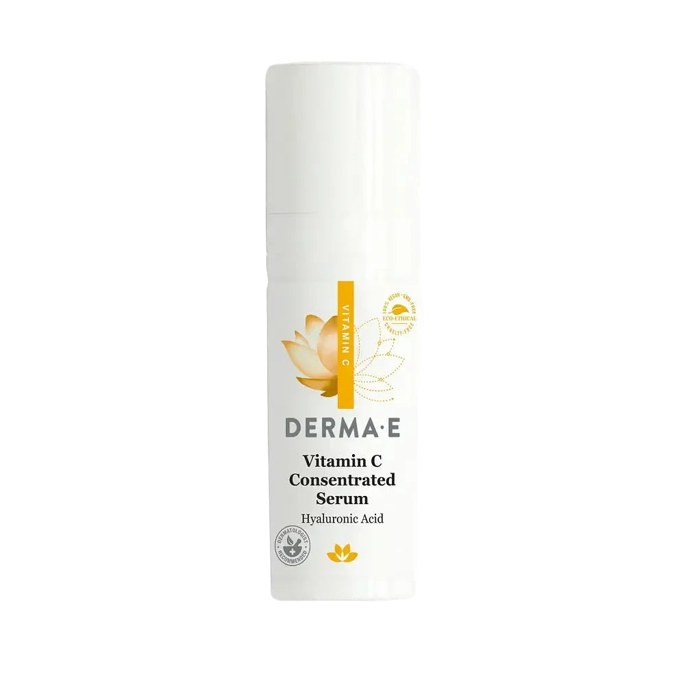 Derma E Vitamin C Concentrated Serum with Hyaluronic Acid for brightening and hydration