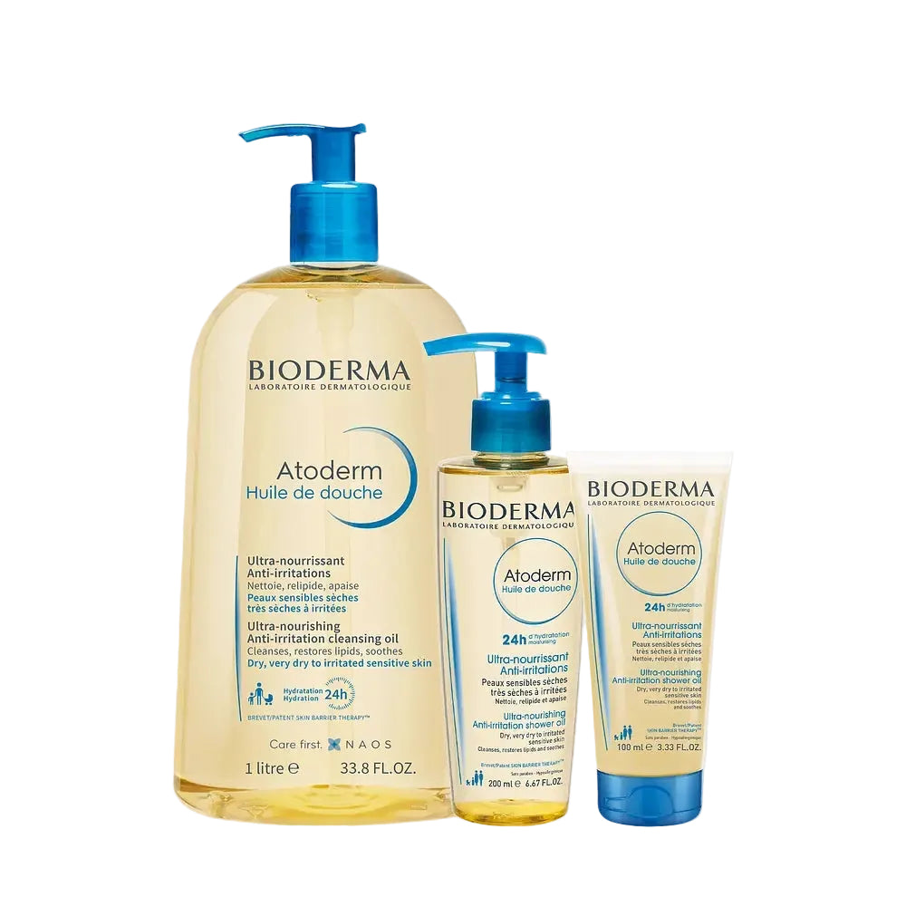 Bioderma Atoderm Cleansing Oil for dry sensitive skin gentle cleansing and hydration