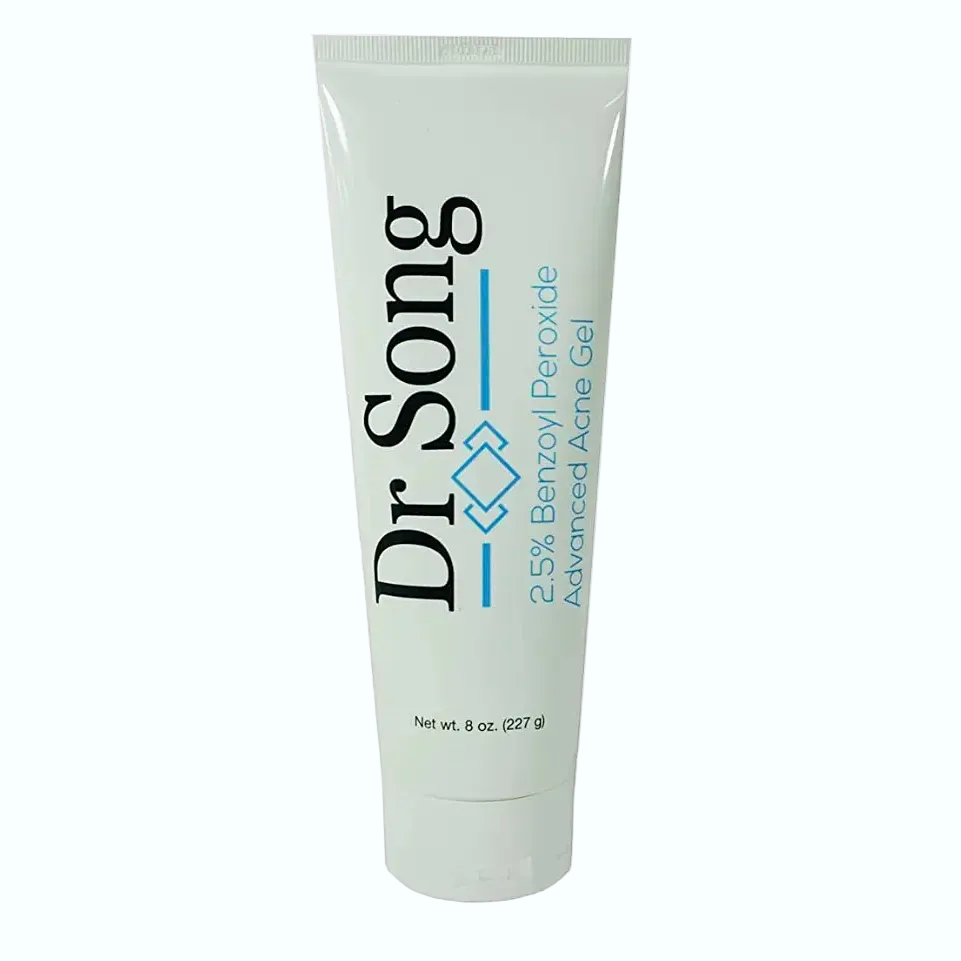 Dr. Song 2.5% Benzoyl Peroxide Advanced Acne Gel for acne treatment and breakout control