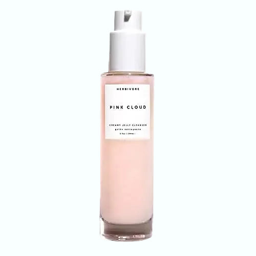 Herbivore Pink Cloud Rosewater Tremella Creamy Jelly Cleanser for gentle hydrating cleanse and makeup removal