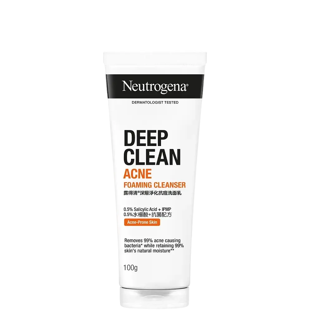 Neutrogena Deep Clean Acne Foaming Cleanser with salicylic acid for acne-prone skin