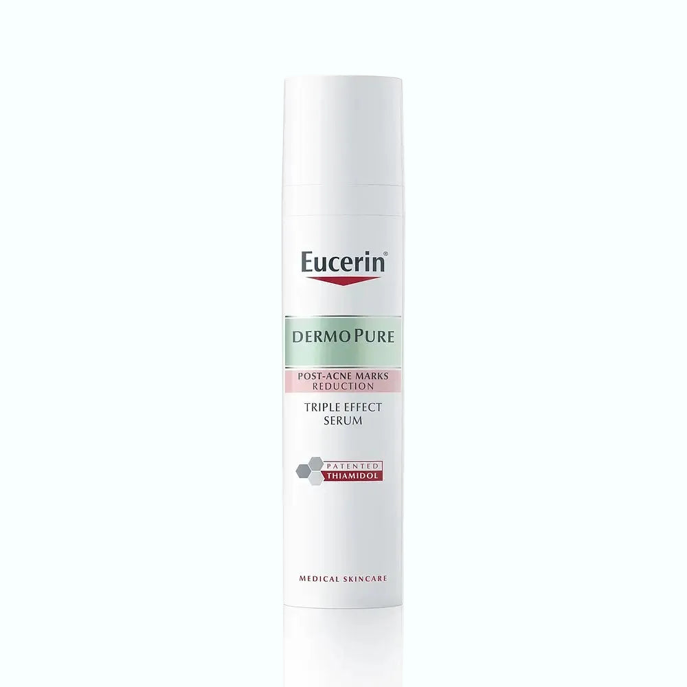 Eucerin Triple Effect Fluid Serum for anti-aging, brightening, and hydration with hyaluronic acid