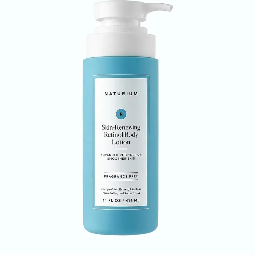 Naturium Skin-Renewing Retinol Body Lotion for firming, texture smoothing and anti-aging body care
