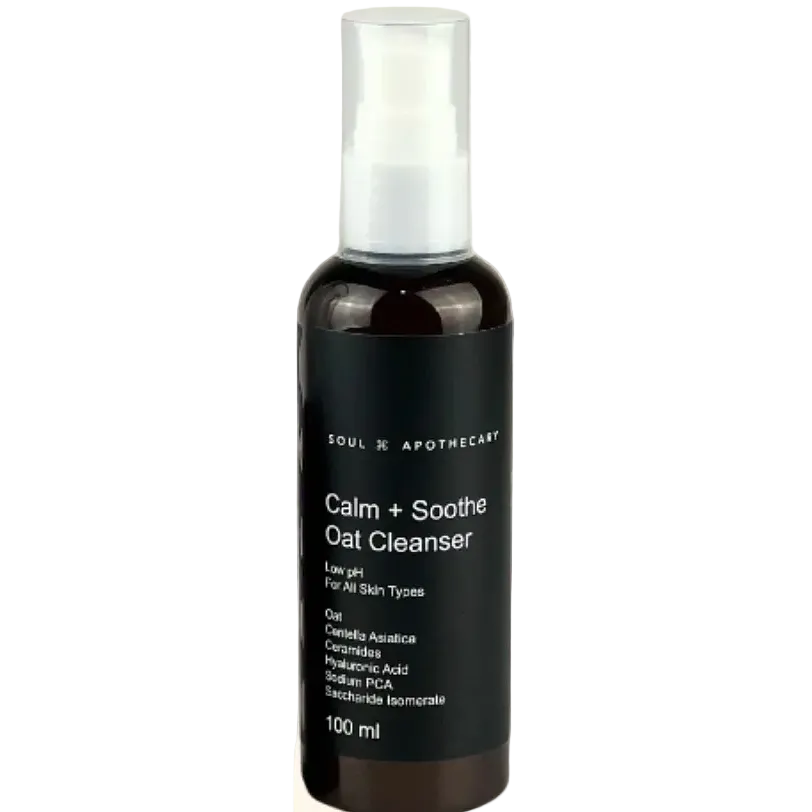 Soul Apothecary Calm + Soothe Oat Cleanser for sensitive skin soothing and barrier repair