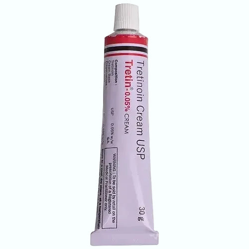 Hedge & Hedge Tretinoin 0.05% Cream for acne treatment and anti-aging with prescription retinoid
