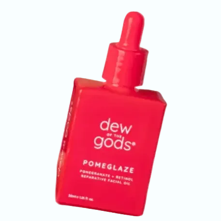dew of the gods Pomeglaze Pomegranate Retinol Facial Oil for anti-aging and cell regeneration