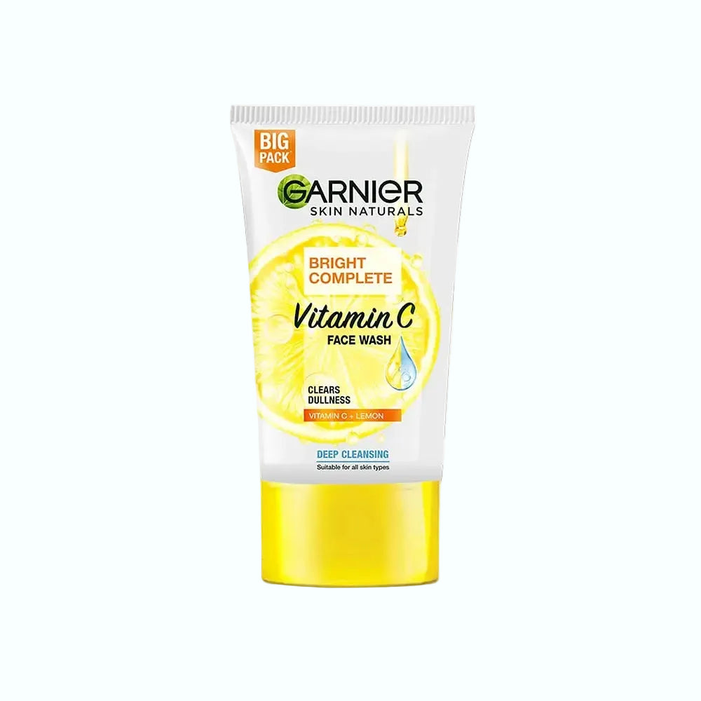 Garnier Skin Naturals Bright Complete Vitamin C Face Wash for brightening and radiance