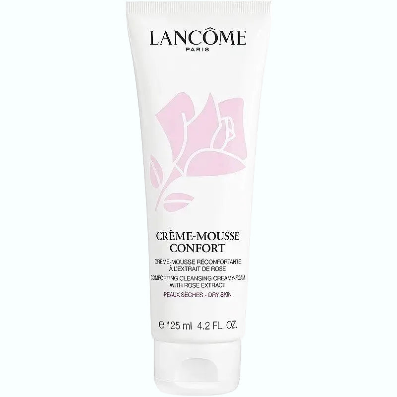 Lancôme Crème Mousse Confort Creamy Foaming Cleanser for dry skin with rosehip oil and shea butter