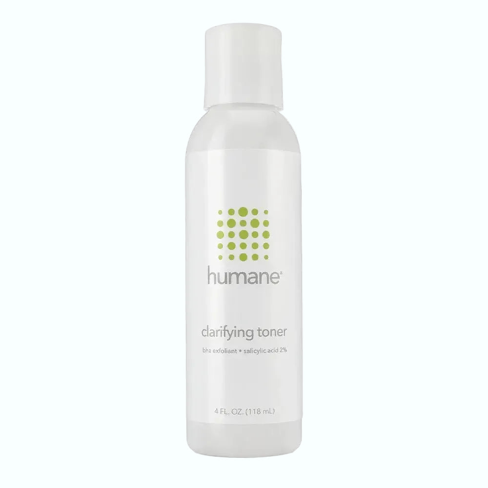 Humane Clarifying Toner with 2% BHA salicylic acid for acne and pore minimizing