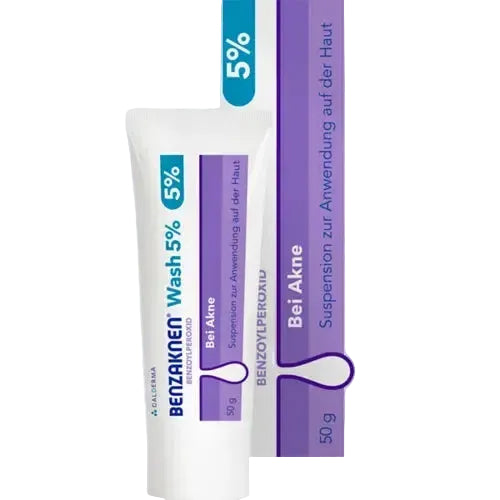 Benzaknen Wash 5% benzoyl peroxide acne cleanser for blemish-prone skin