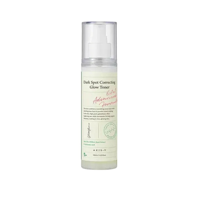 AXIS-Y Dark Spot Correcting Glow Toner brightening mist with glutathione and niacinamide for dark spots
