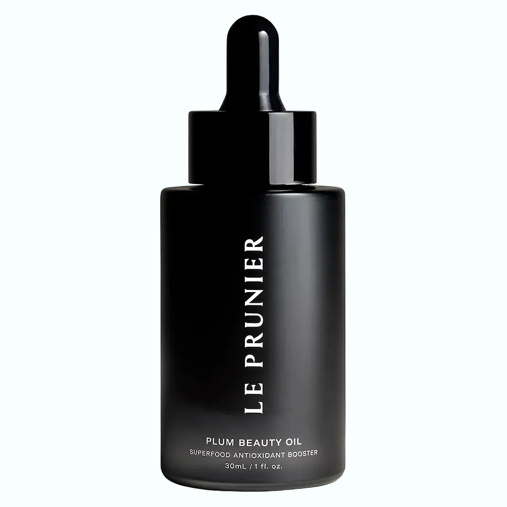 Le Prunier Plum Beauty Oil with organic plum seed oil for brightening and hydrating all skin types