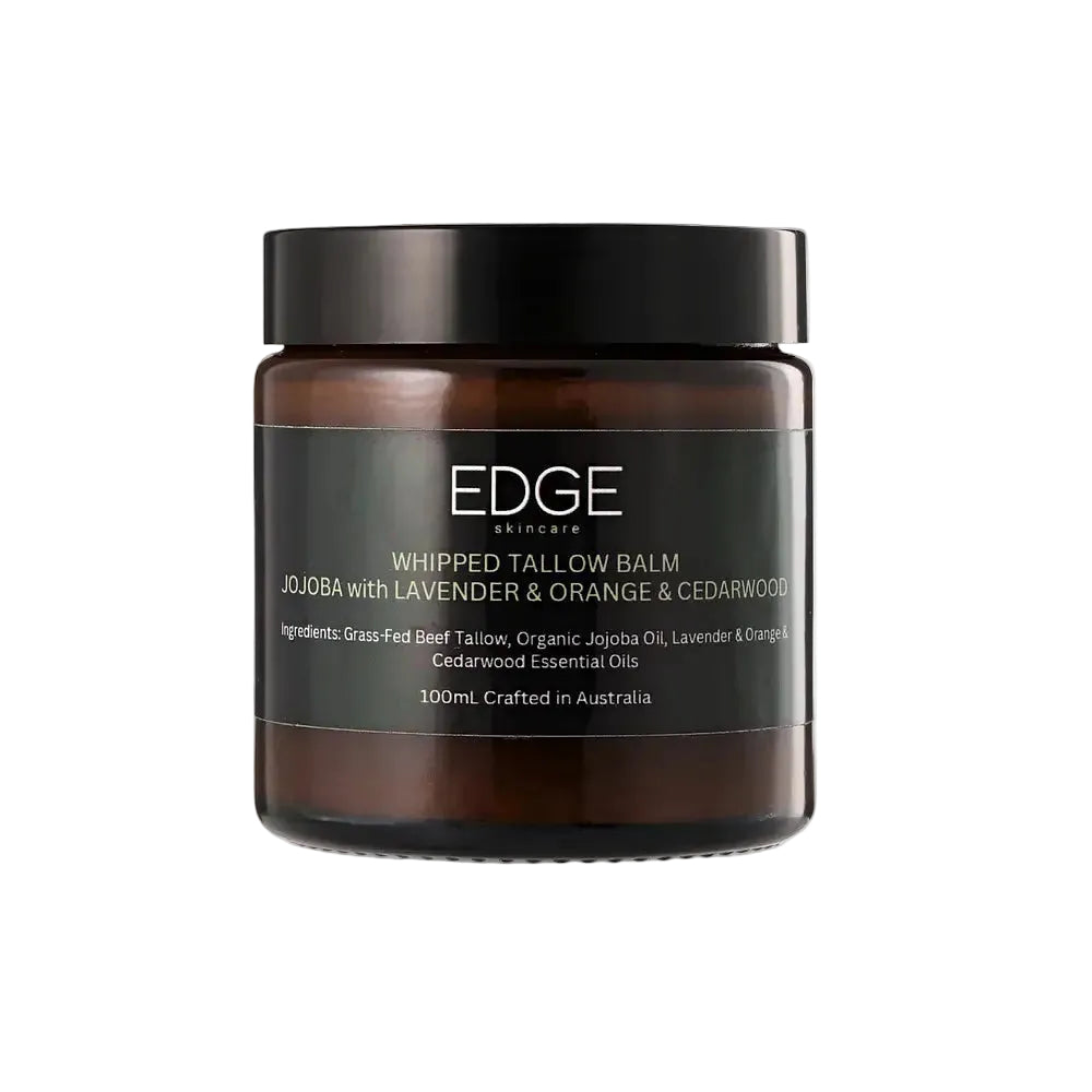 Edge Skincare Whipped Beef Tallow natural moisturizer with grass-fed tallow and jojoba oil for dry skin