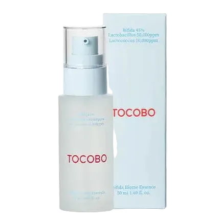 Tocobo Bifida Biome Essence for barrier repair, hydration, and brightening with probiotic complex
