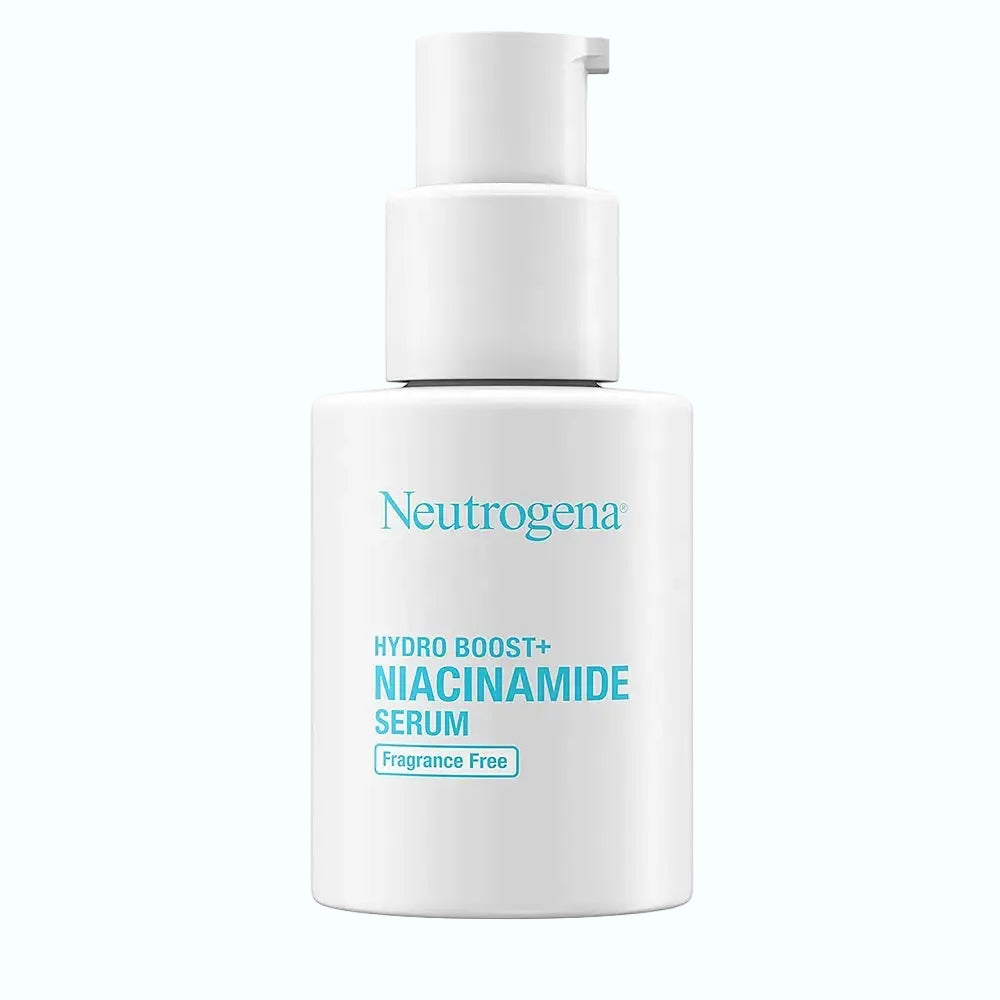 Neutrogena Hydro Boost Niacinamide Serum with 10% niacinamide and hyaluronic acid for brightening and hydration