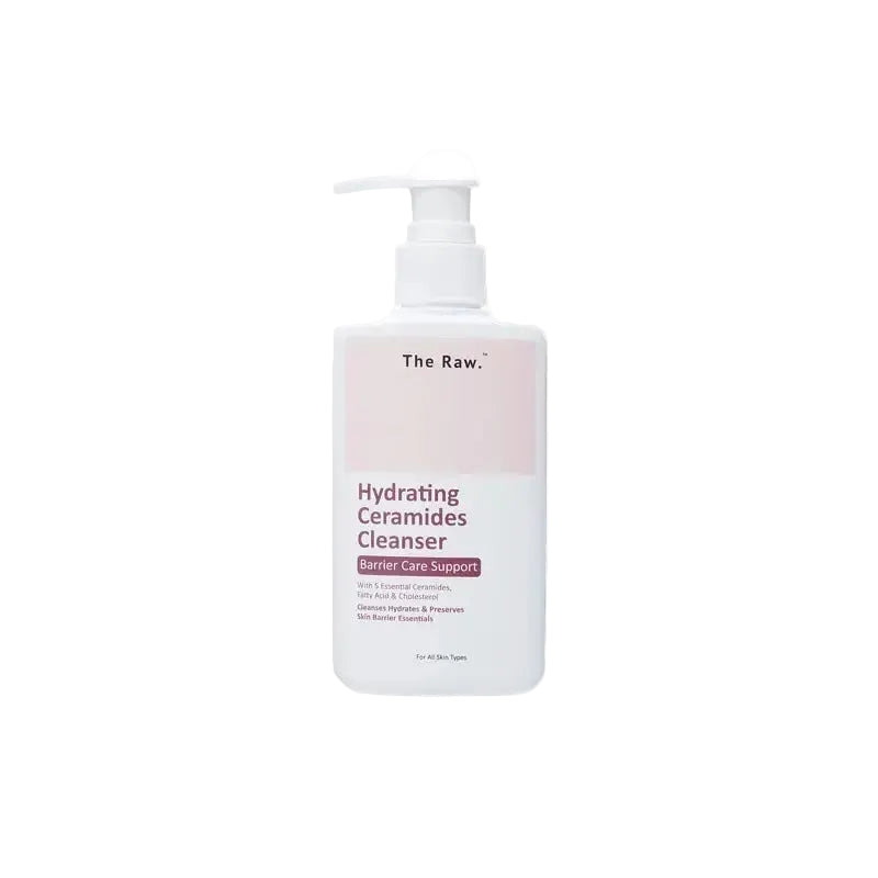 The Raw Hydrating Ceramides Cleanser for sensitive skin barrier repair and hydration