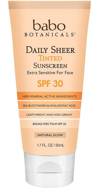 Babo Botanicals Daily Sheer Tinted Facial Mineral Sunscreen SPF 30