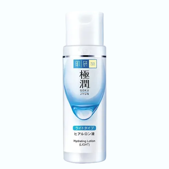 Hada Labo Hydrating Lotion with hyaluronic acid for deep skin hydration and moisture