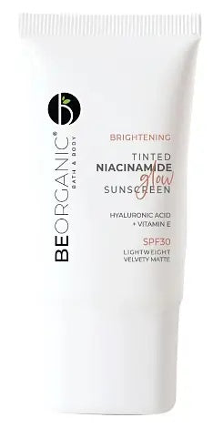 Be Organic Brightening Tinted Niacinamide Glow Sunscreen