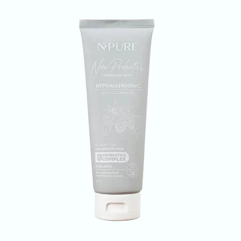 N'pure Noni Probiotics Cleanse Me Softly Gel Cleanser for sensitive skin with probiotics and noni