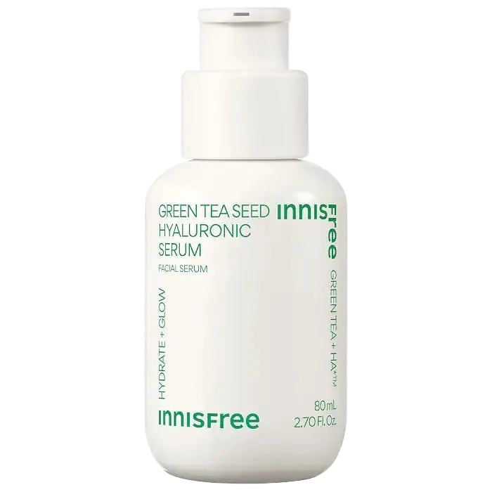 innisfree Green Tea Seed Hyaluronic Serum lightweight hydrating serum for all skin types