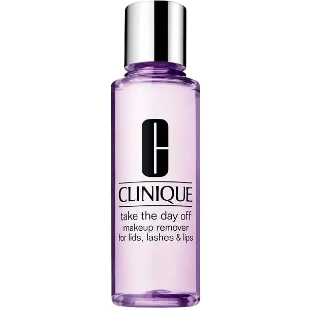 Clinique Take The Day Off Makeup Remover for lids lashes and lips, gentle tug-free eye and lip makeup remover