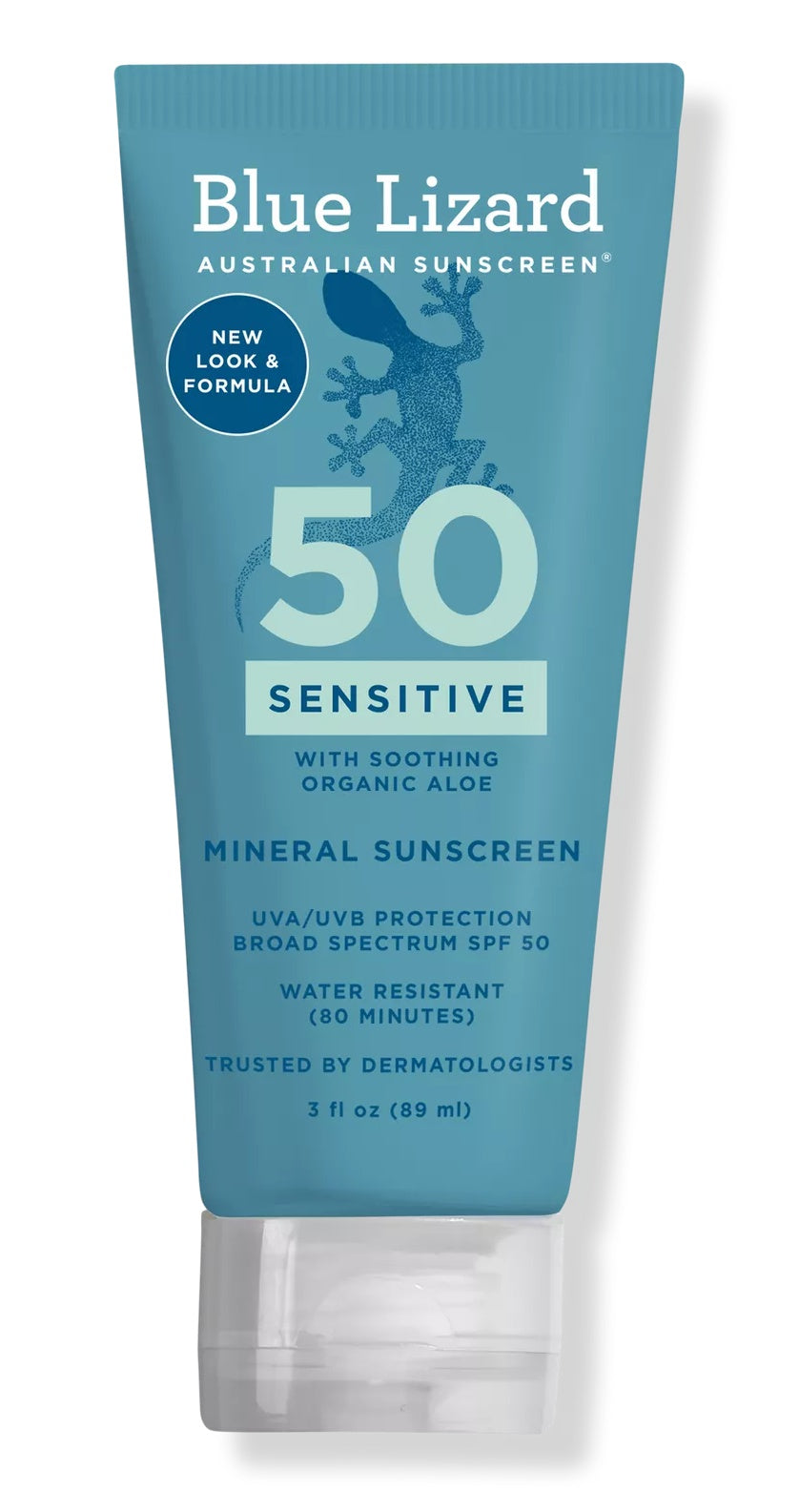 Blue Lizard Sensitive Mineral SPF 50 Sunscreen Lotion