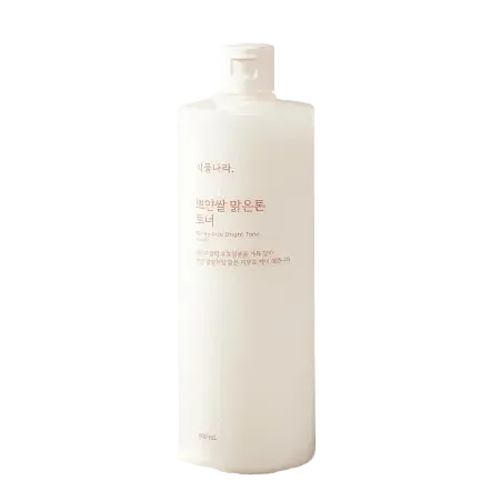 Shingmulnara White Rice Bright Tone Toner with niacinamide for brightening and hydration