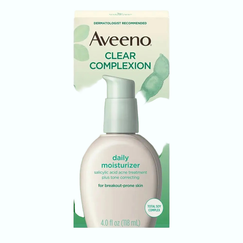 Aveeno Clear Complexion Daily Moisturizer with salicylic acid for acne-prone skin and even skin tone