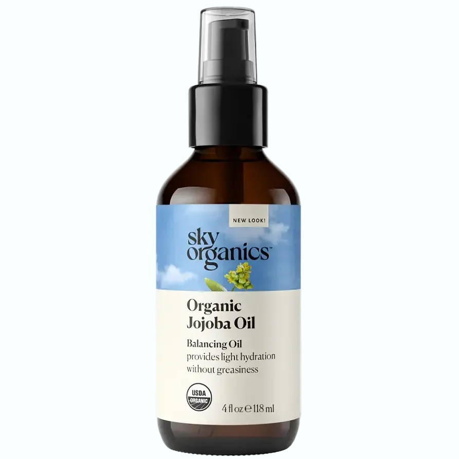 Sky Organics Organic Jojoba Oil for face and body hydration and moisturizing