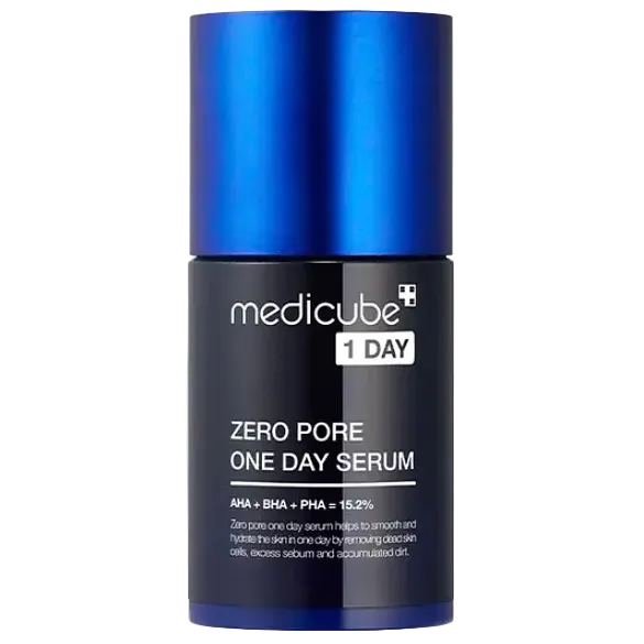 Medicube Zero Pore One Day Serum with AHA BHA PHA for pore minimizing and exfoliation