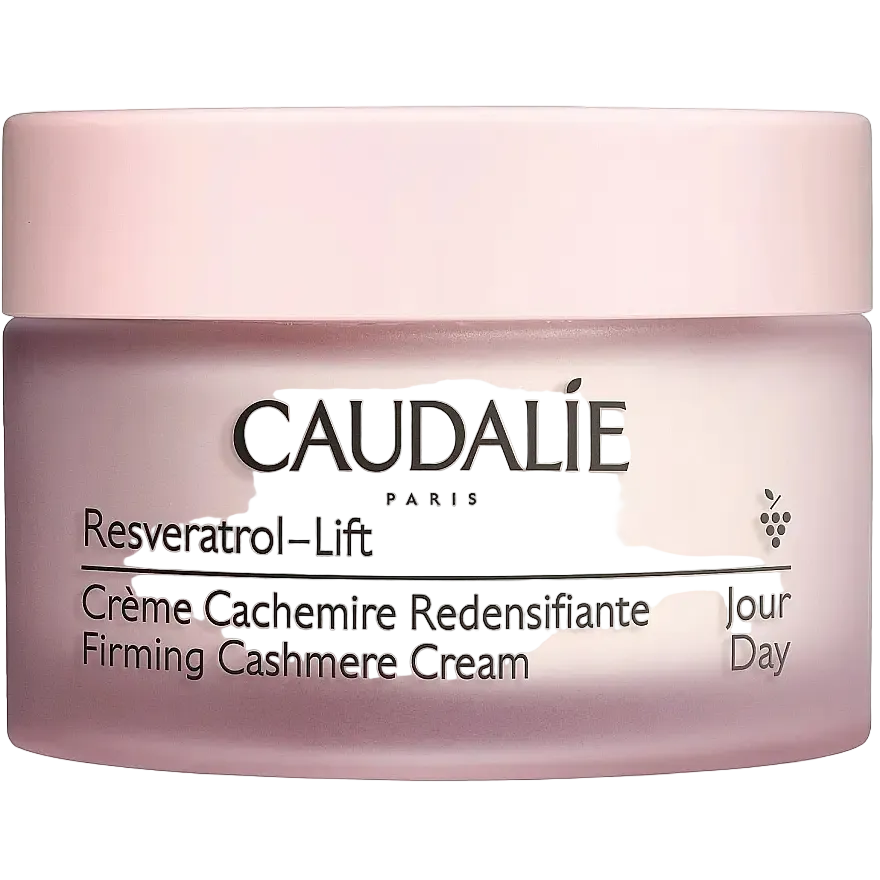 Caudalie Resveratrol Lift Firming Cashmere Cream anti-aging moisturizer with hyaluronic acid and vegan collagen