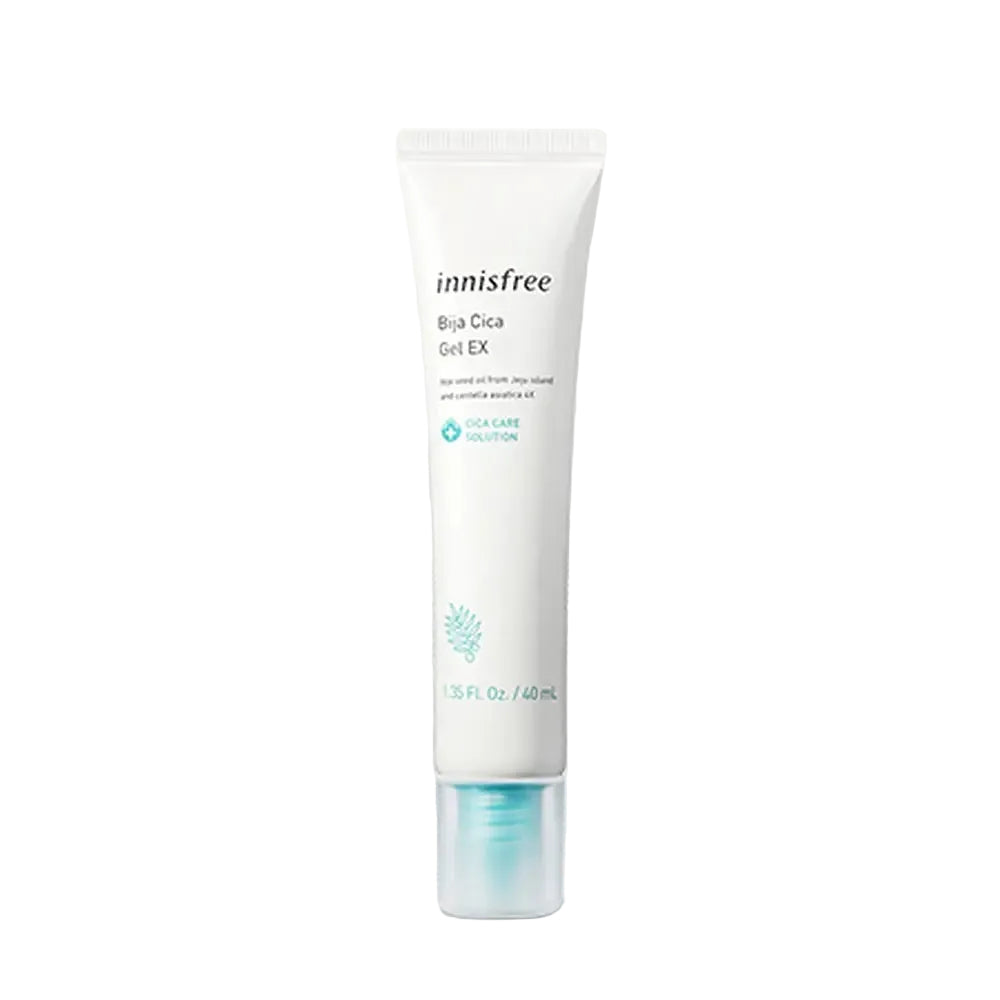 Innisfree Bija Cica Gel EX for soothing sensitive skin and barrier repair with centella