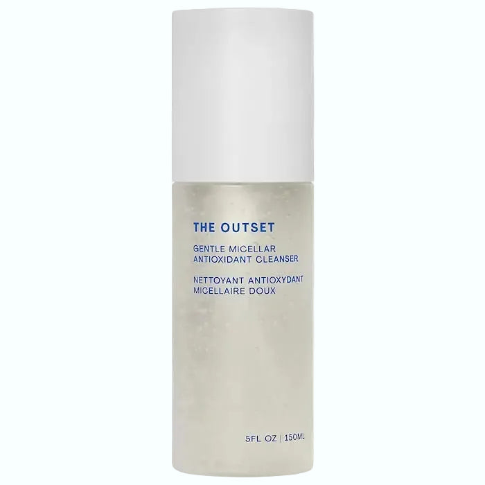 The Outset Gentle Micellar Antioxidant Cleanser for sensitive skin cleansing and makeup removal