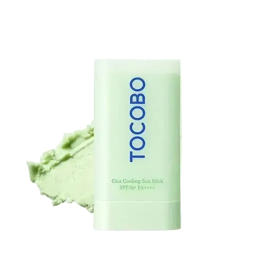 TOCOBO Cica Cooling Sun Stick SPF 50+ PA++++ for sensitive skin soothing and UV protection